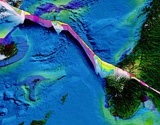 The islands that follow the Mid-Atlantic Ridge, such as Iceland and Jan Mayen, were created from red-hot lava escaping from the Earth's crust.