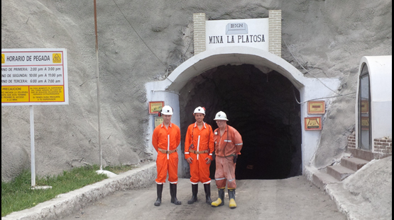 La Platosa Mine Visit. In 2014, Excellon forecasts to produce between 1.4 and 1.6 million ounces of silver, 7.5 and 8.5 million pounds of led, and 9 to 10 million pounds of zinc.